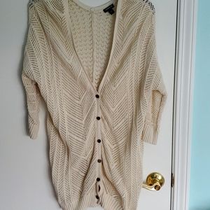 Torrid beige cardigan